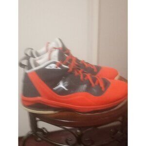 2012 Carmelo Anthony Jordan Melo M8 Anthracite Orange Basketball Shoes Size 12